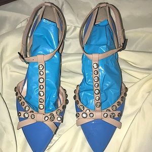 Rare Kate Spade Becca flats in blue
